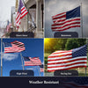 Luxury Outdoor Embordered American Flag 3x5