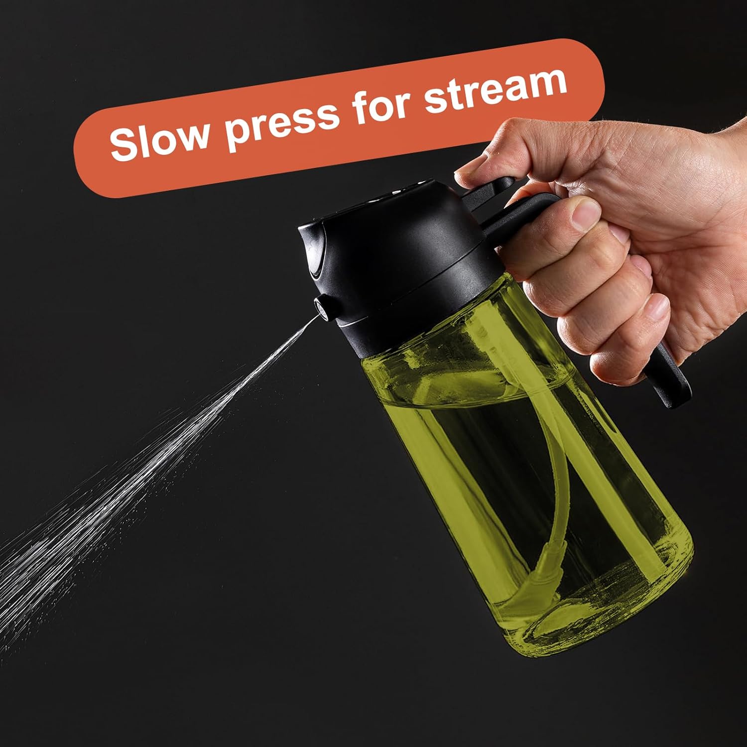 Buy 1 Get 1 FREE: Premium Spray & Pour Olive Oil Dispenser for Easy Cooking!