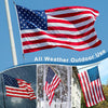 Luxury Outdoor Embordered American Flag 3x5